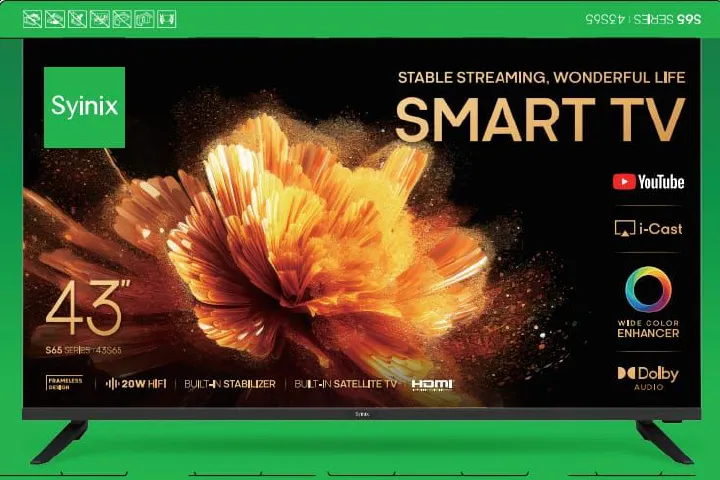 Syinix 43 inch Smart Google Tv