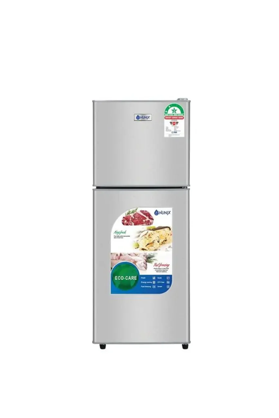 Nunix 210 Litres Double Door Refrigerator With Handles