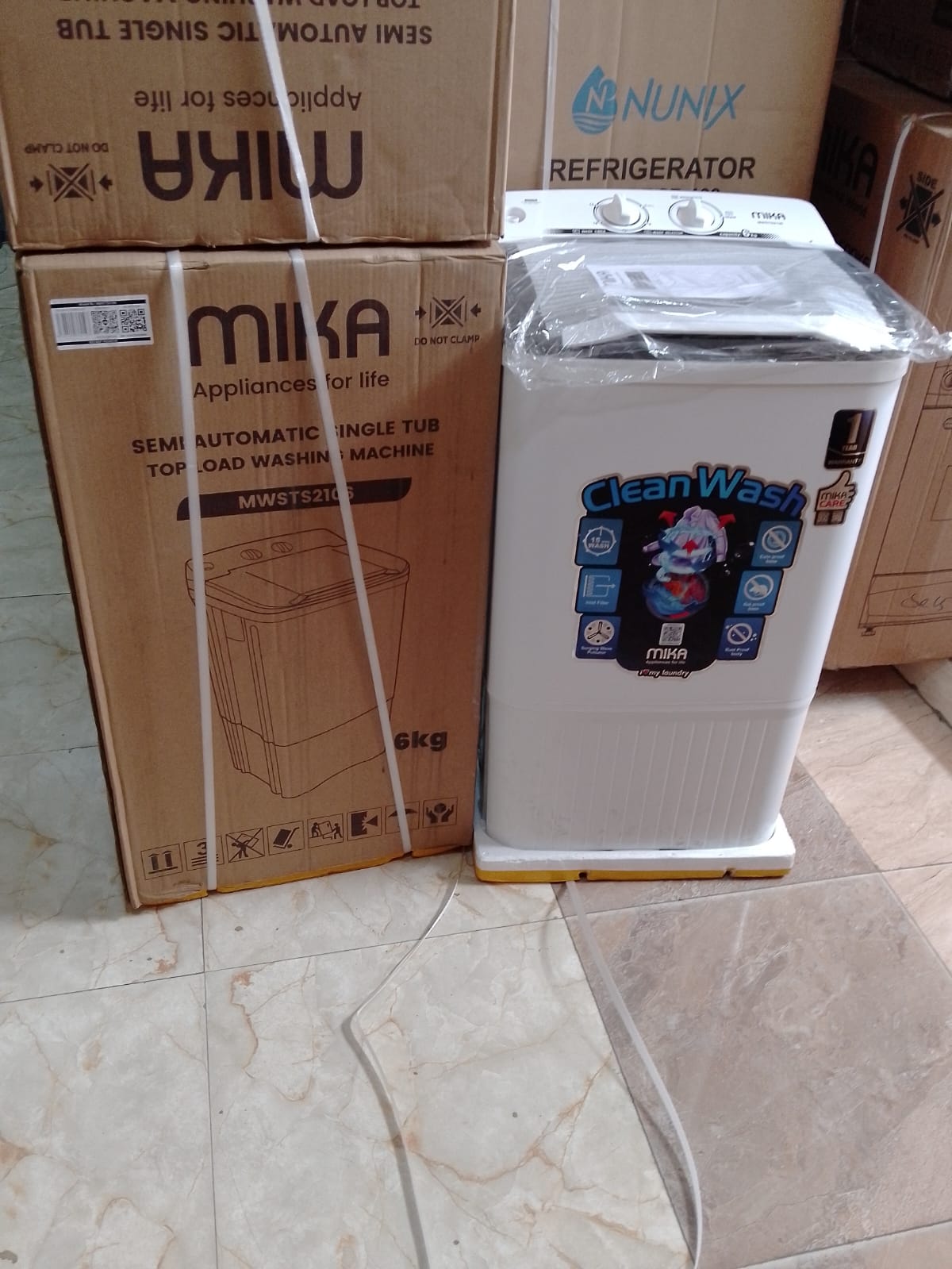 Mika Semi Automatic 6Kg Top Load Washing Machine
