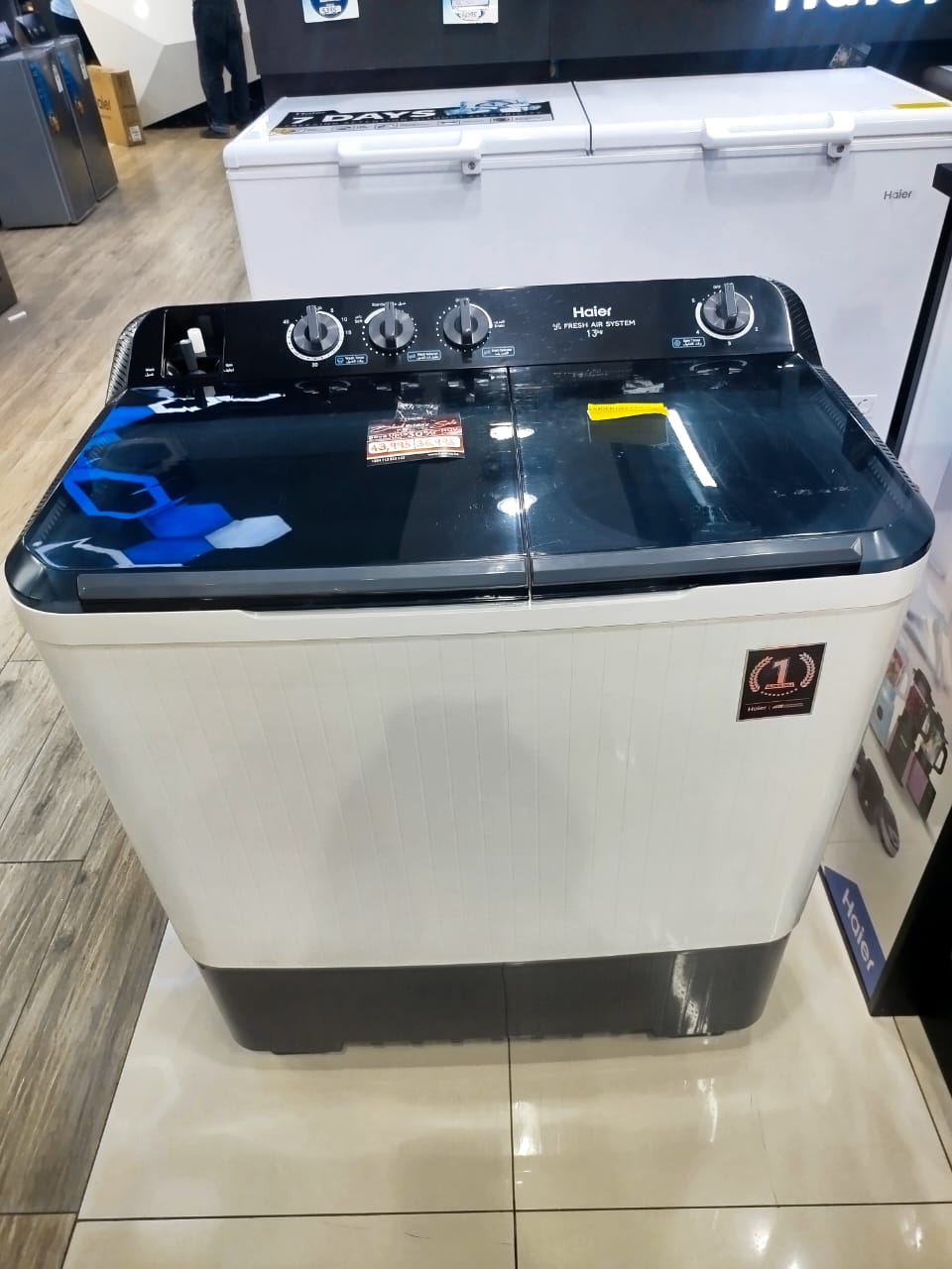 Haier 13 Kgs Twin Tub Semi Automatic Washing Machine