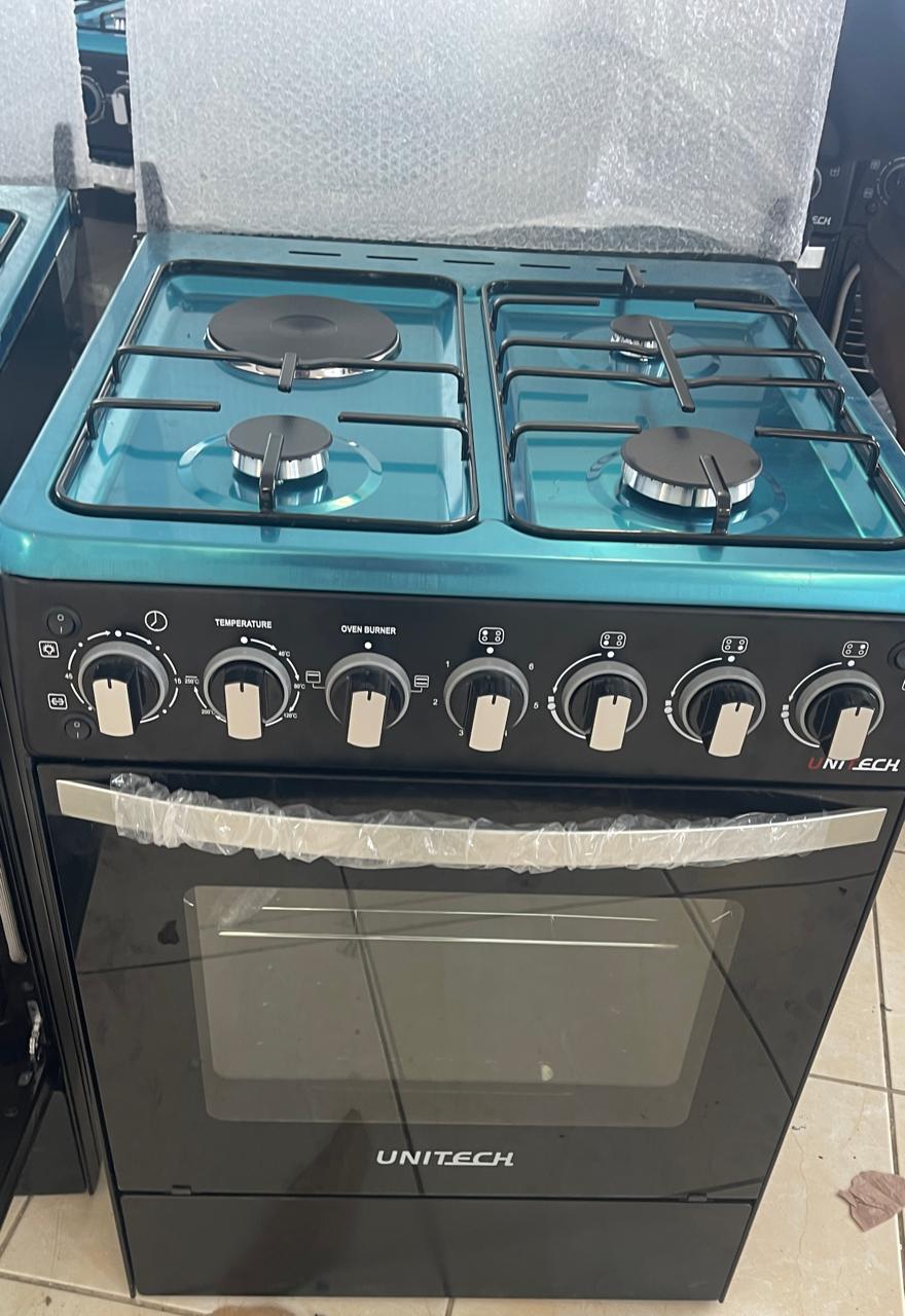 Unitech 60 by 60 3+1 Standing Cooker