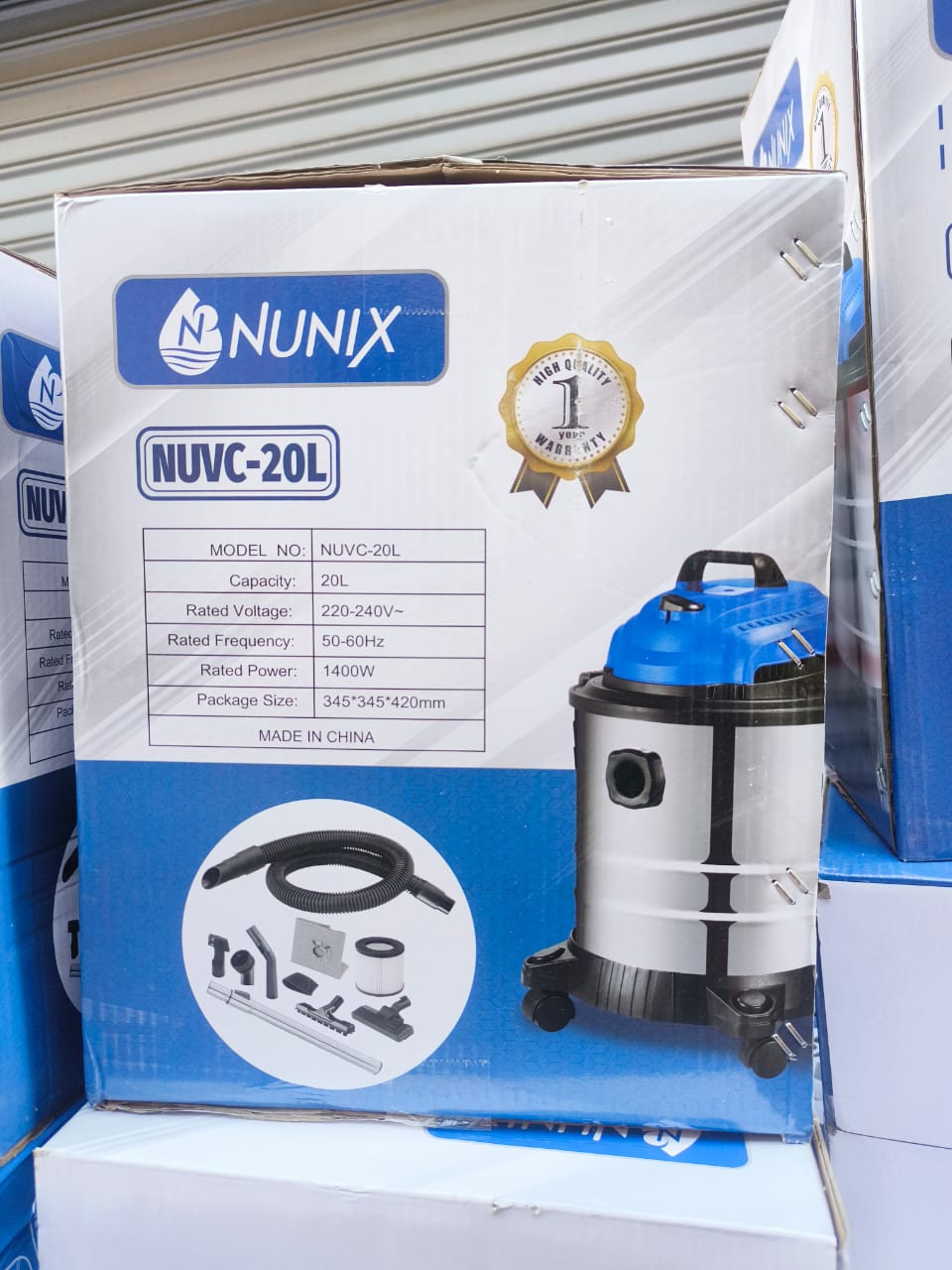 Nunix 20 Litres Wet and Dry Vacuum Cleaner