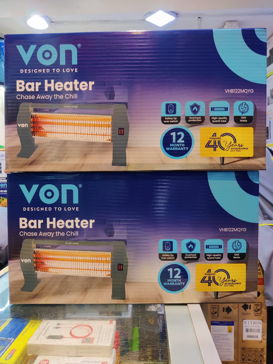 Von Bar Heater 1200W