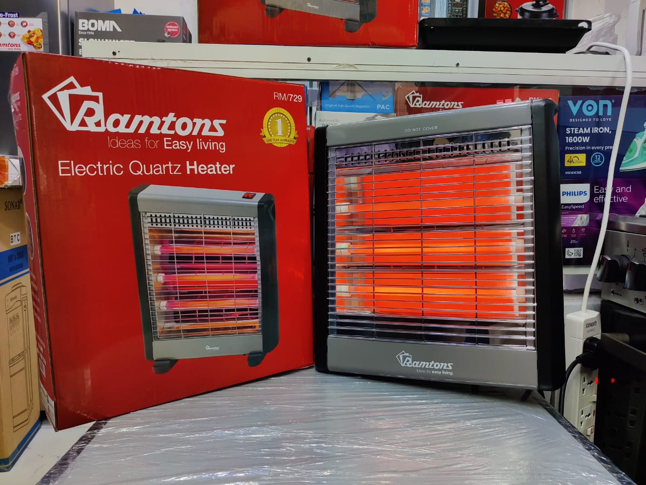 Ramtons Quartz Heater RM729